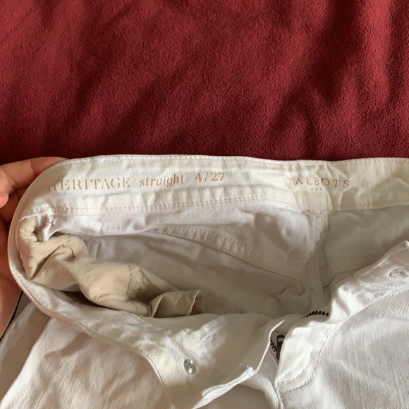 Talbots white jeans - Picture 3 of 5
